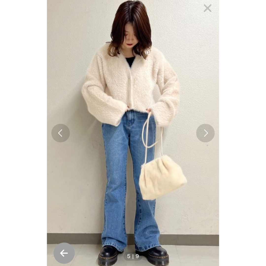 w closet(ダブルクローゼット)のw closet  フレアデニム レディースのパンツ(デニム/ジーンズ)の商品写真