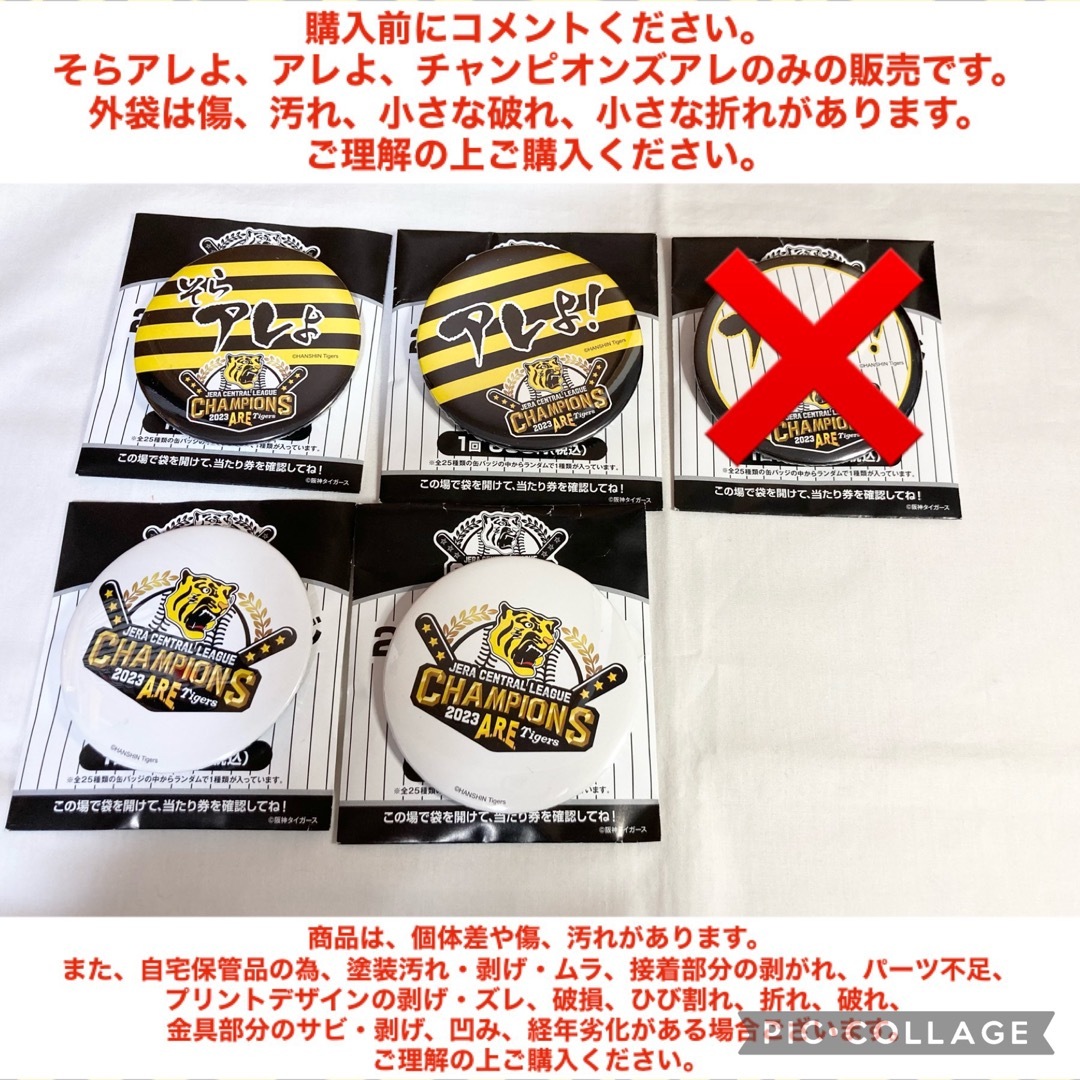 阪神タイガース2023 アレ！くじ 缶バッジ - 野球