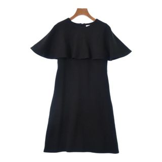 ジバンシィ(GIVENCHY)のGIVENCHY ジバンシー ワンピース 36(XS位) 黒 【古着】【中古】(ひざ丈ワンピース)