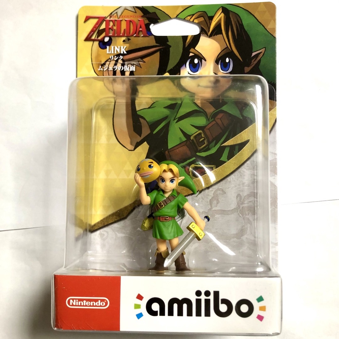 任天堂(ニンテンドウ)の[新品] amiibo リンク【ムジュラの仮面】(ゼルダの伝説シリーズ)  エンタメ/ホビーのフィギュア(ゲームキャラクター)の商品写真