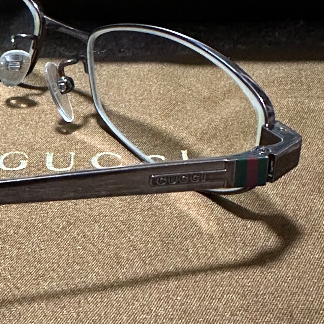 Gucci(グッチ)のGUCCI シェリーライン　メガネフレーム　日本製 レディースのファッション小物(サングラス/メガネ)の商品写真