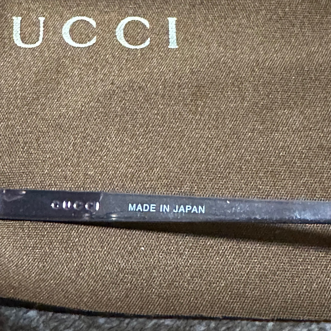 Gucci(グッチ)のGUCCI シェリーライン　メガネフレーム　日本製 レディースのファッション小物(サングラス/メガネ)の商品写真