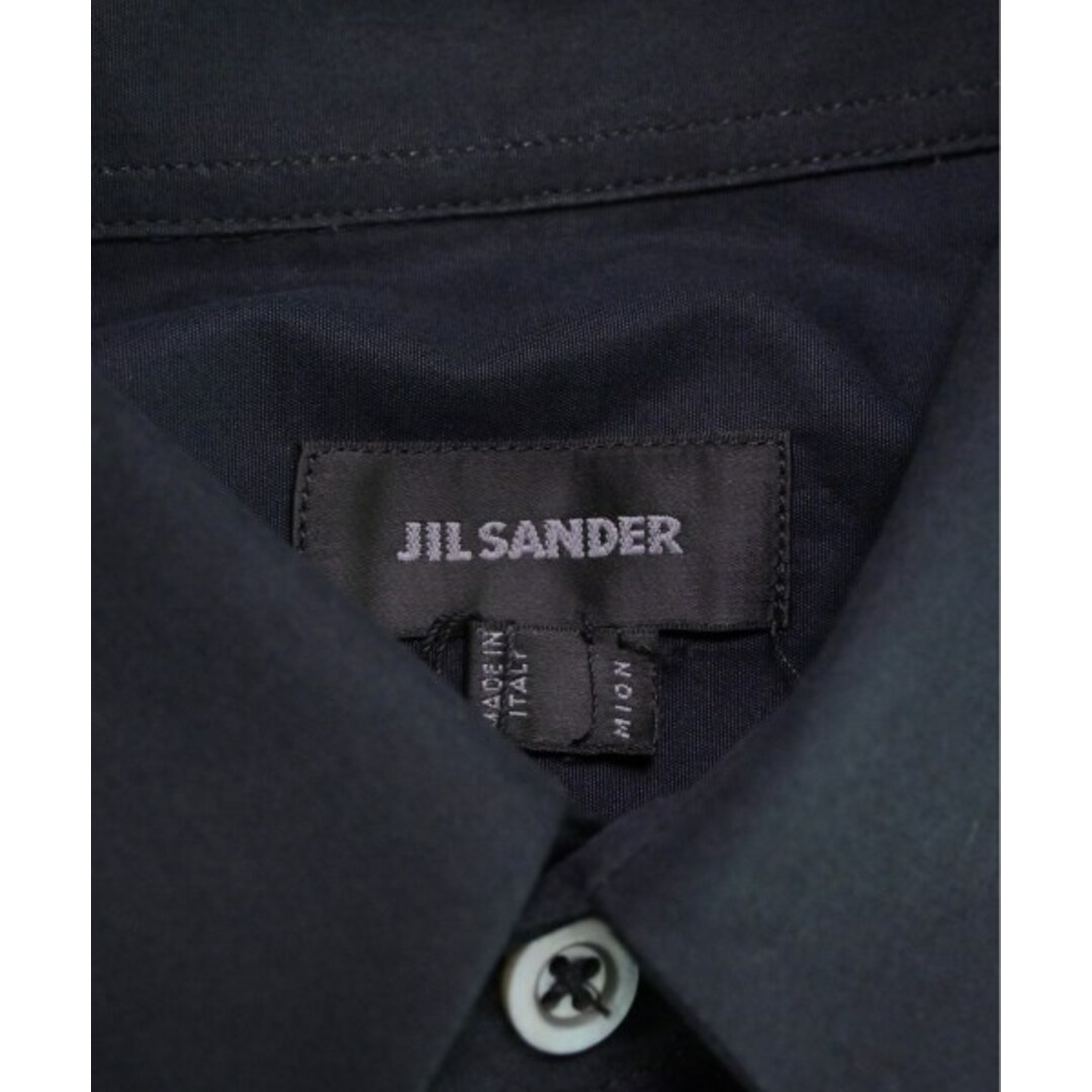 Jil Sander(ジルサンダー)のJIL SANDER カジュアルシャツ 39(M位) 紺xグレーxオレンジ 【古着】【中古】 メンズのトップス(シャツ)の商品写真