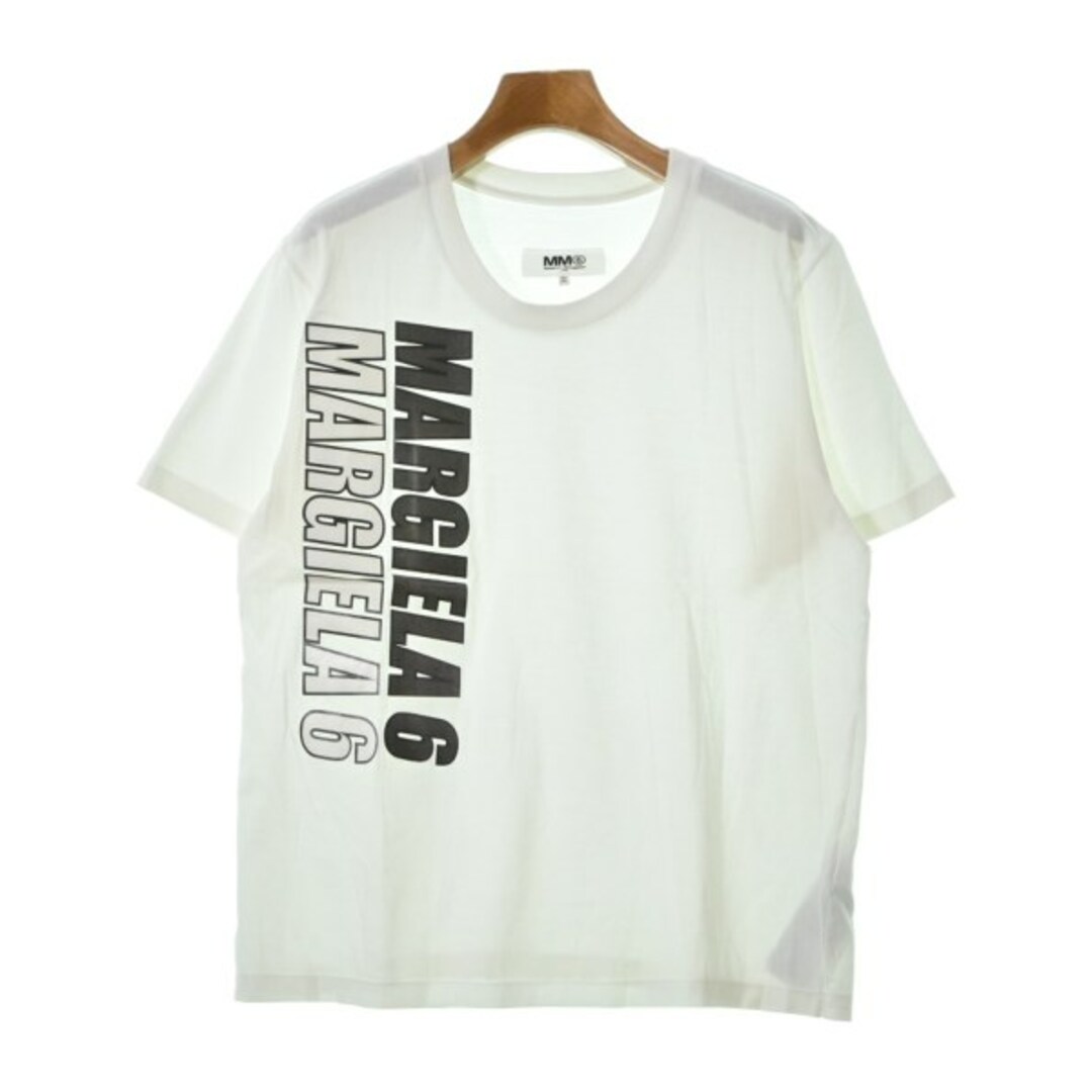 なし伸縮性MM6 エムエムシックス Tシャツ・カットソー XS 白