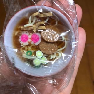 ガチャガチャ　ラーメン　キーホルダー(キーホルダー)