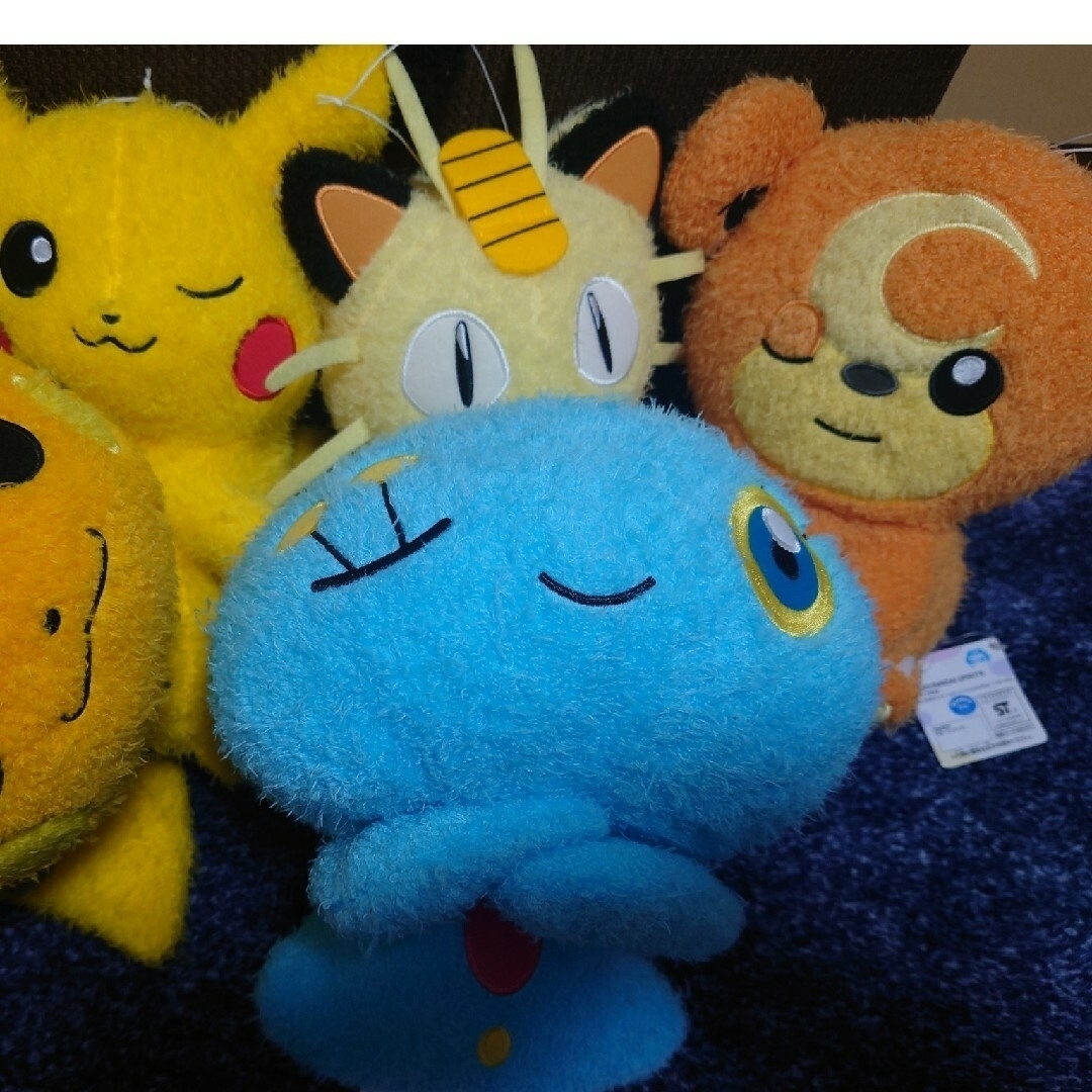 値下げ★ポケモンぬいぐるみ6点プラするマイナン エンタメ/ホビーのおもちゃ/ぬいぐるみ(ぬいぐるみ)の商品写真