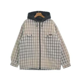 シュプリーム(Supreme)のSupreme ブルゾン（その他） L 白x黒系xベージュ系等(チェック) 【古着】【中古】(その他)