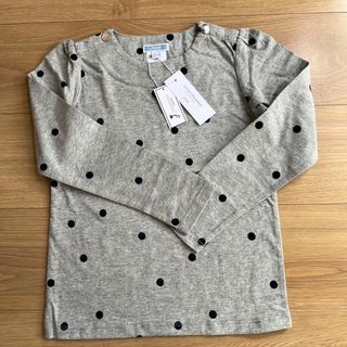 ジャカディ(Jacadi)のめい様専用☆jacadi ドットカットソー グレー8a(Tシャツ/カットソー)