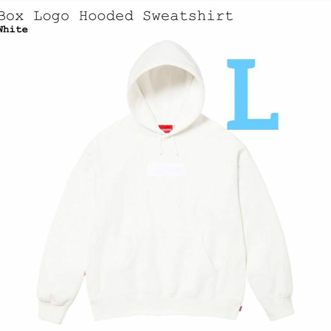 Supreme Box Logo Hooded Sweatshirt Whiteメンズ