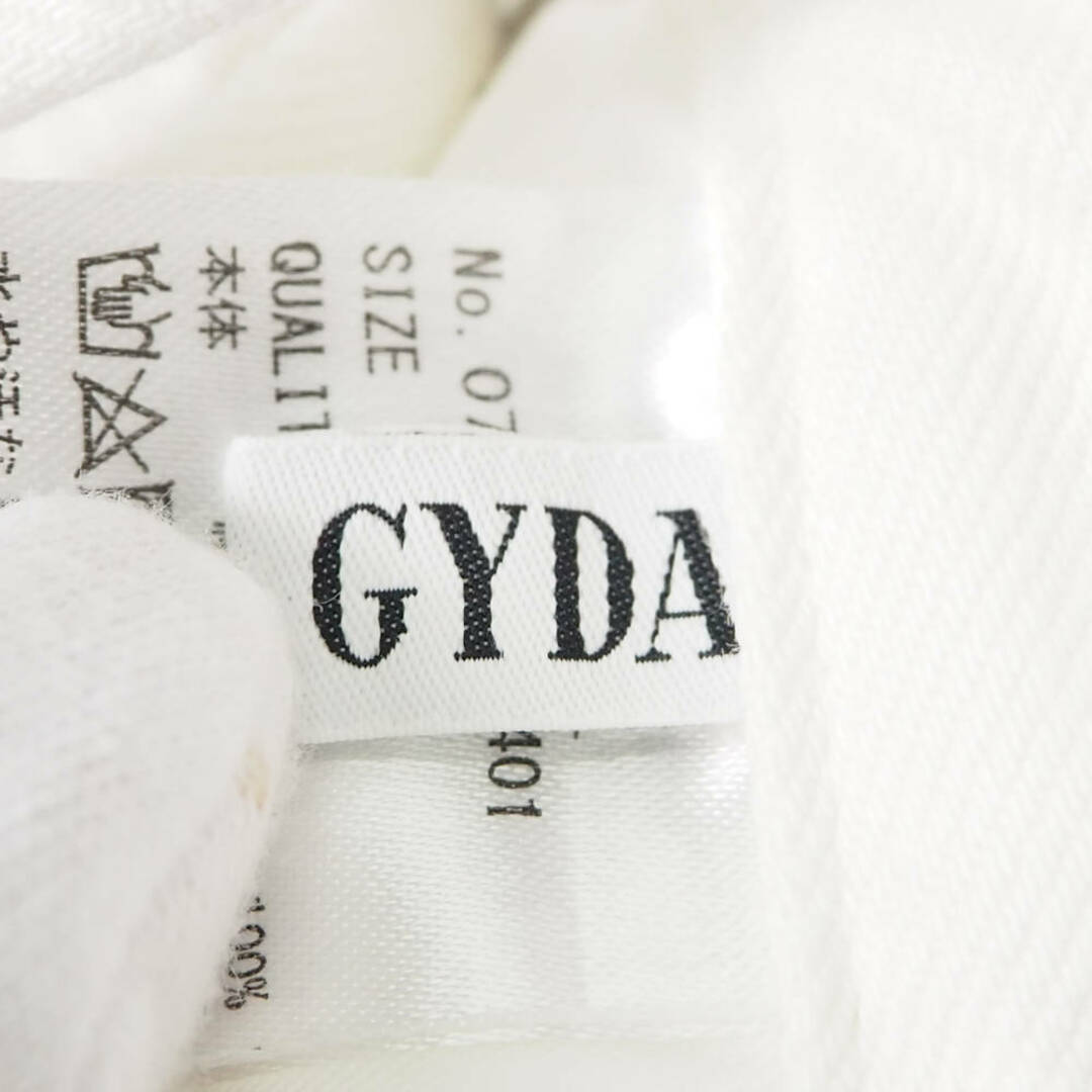 GYDA(ジェイダ)の美品 GYDA ジェイダ 072042403401 バッグレースアップペグトップデニムパンツ 1点 S 綿100％ パンツ レディース AM5179A7  レディースのパンツ(ショートパンツ)の商品写真