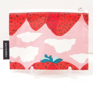 マリメッコ(marimekko)の美品 marimekko マリメッコ マンシッカヴォレット ポーチ 1点 コットン AN560C (ポーチ)