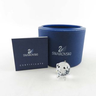 スワロフスキー(SWAROVSKI)の未使用 SWAROVSKI スワロフスキー ブタ 010028 フィギュリン 1点 クリスタル ラブロッツ オブジェ インテリア SY7511B3 (置物)