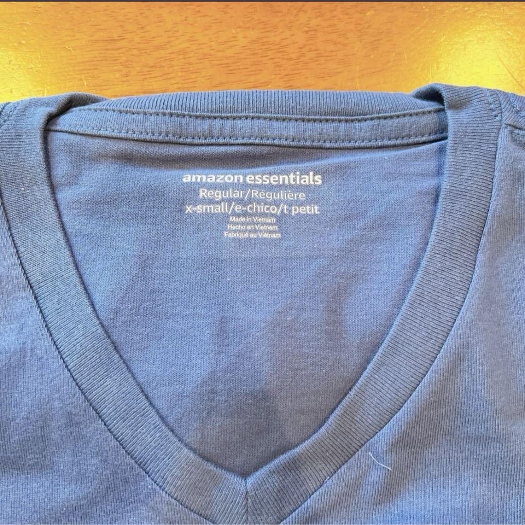 2枚組 Tシャツ Vネック レギュラーフィット 半袖  XS ③ メンズのトップス(Tシャツ/カットソー(半袖/袖なし))の商品写真