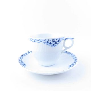 ロイヤルコペンハーゲン(ROYAL COPENHAGEN)の未使用 ROYAL COPENHAGEN ロイヤルコペンハーゲン プリンセス コーヒーカップ＆ソーサー 1客 北欧 SO868B4 (グラス/カップ)