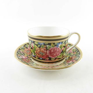 ウェッジウッド(WEDGWOOD)の未使用 WEDGWOOD ウェッジウッド クリオ フルリムボーダー ティーカップ＆ソーサー 1客 花柄 デルフィ SM1498B2 (グラス/カップ)