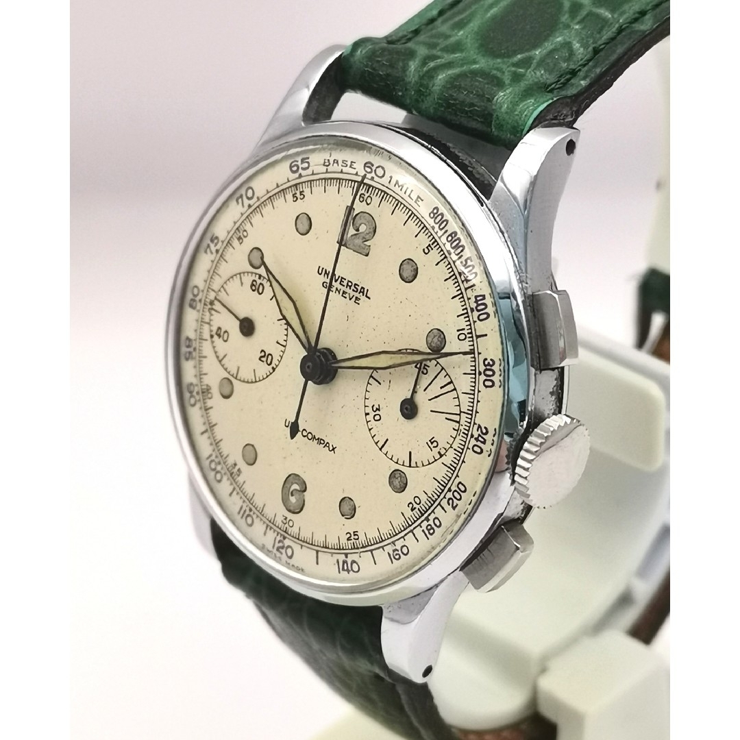 UNIVERSAL GENEVE(ユニバーサルジュネーブ)のUNIVERSAL GENEVE ユニコンパックス cal.285 クロノ 時計 メンズの時計(腕時計(アナログ))の商品写真