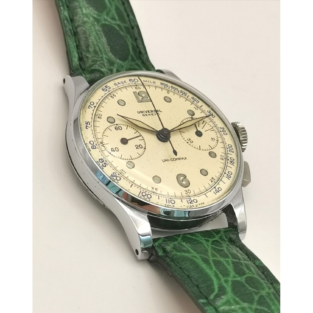 UNIVERSAL GENEVE(ユニバーサルジュネーブ)のUNIVERSAL GENEVE ユニコンパックス cal.285 クロノ 時計 メンズの時計(腕時計(アナログ))の商品写真