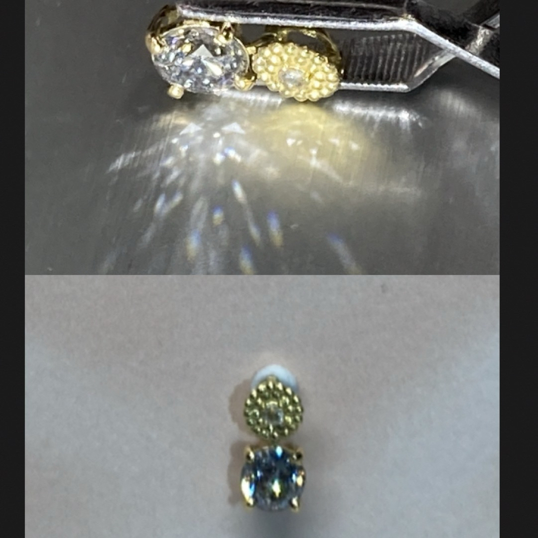 大粒　天然ダイヤモンド　k18 ペントップ　0.741ct 宝石鑑別書付き レディースのアクセサリー(ネックレス)の商品写真