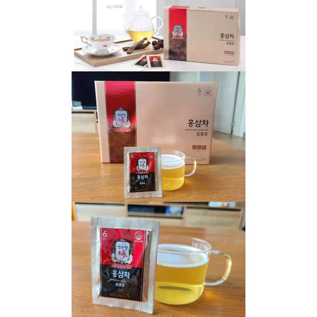 正官庄6年紅参茶・高麗人参茶 3g×50包 食品/飲料/酒の健康食品(健康茶)の商品写真