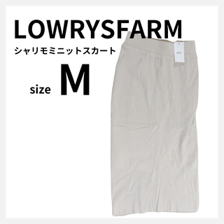 ローリーズファーム(LOWRYS FARM)のLOWRYSFARM ローリーズファーム シャリモミニットスカート Mサイズ (ひざ丈スカート)