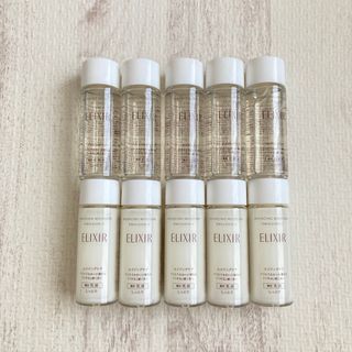 エリクシールシュペリエル(ELIXIR SUPERIEUR（SHISEIDO）)のエリクシール　リフトモイストローション化粧水　エマルジョン乳液　18ml 10本(サンプル/トライアルキット)