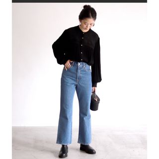 スローブイエナ(SLOBE IENA)の美品　Levi’s/リーバイスSLOBE別注MATH CLUB FLAREデニム(デニム/ジーンズ)