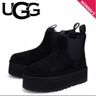 アグ(UGG)の【新品】UGG★NEUMEL PLATFORM CHELSEA ブラック 黒(ブーツ)