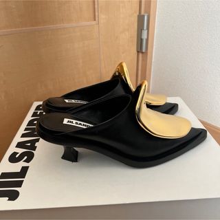 ジルサンダー(Jil Sander)のジルサンダー　ミュール　プレート　メタル(ミュール)