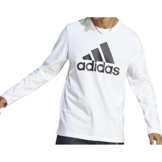 アディダス(adidas)の【 S ホワイト 新品 タグ付き 】 adidas アディダス 長袖 Tシャツ(Tシャツ/カットソー(七分/長袖))