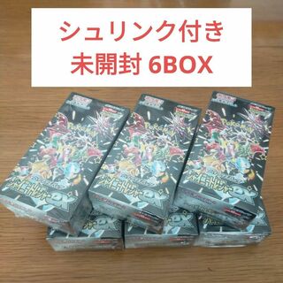 ポケモン(ポケモン)のポケモンカードシャイニートレジャーex シュリンク付き6BOX(Box/デッキ/パック)