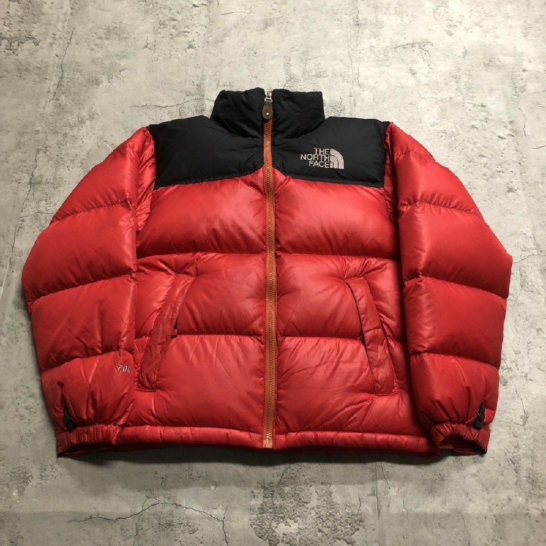 THE NORTH FACE - ザノースフェイス ダウンジャケット レッド メンズXS