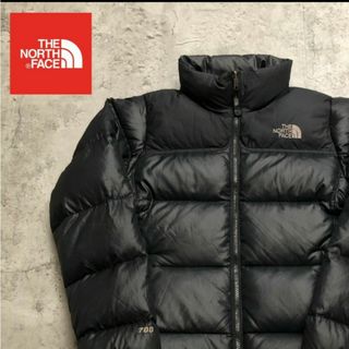 ザノースフェイス(THE NORTH FACE)のザノースフェイス　ダウンジャケット　ブラック　レディースS　700フィル(ダウンジャケット)