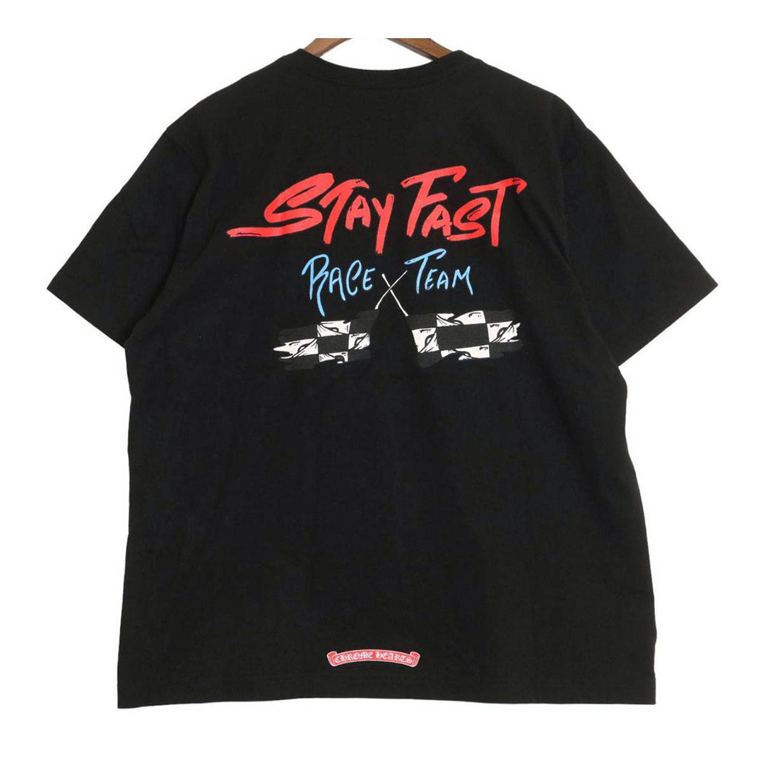 クロムハーツ マッティボーイ PPO STAY FAST RACE TEAM Tシャツ 408169831 メンズ ブラック CHROME HEARTS  【アパレル・小物】トップス