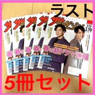 新品 未使用 2021年 テレビジョン 5冊セット 新田真剣佑 鈴木伸之(アート/エンタメ/ホビー)