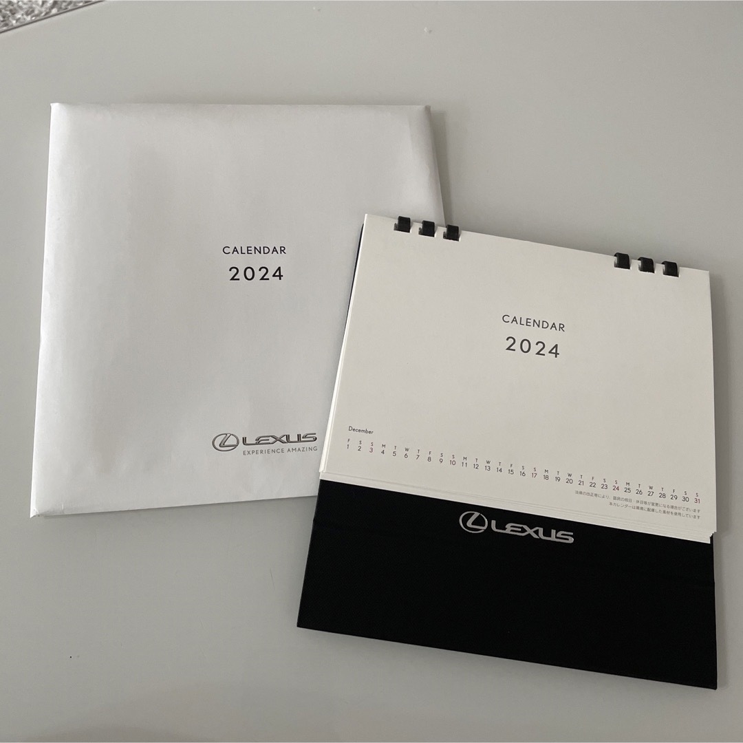 トヨタ(トヨタ)のLEXUS レクサス　カレンダー  2024 インテリア/住まい/日用品の文房具(カレンダー/スケジュール)の商品写真