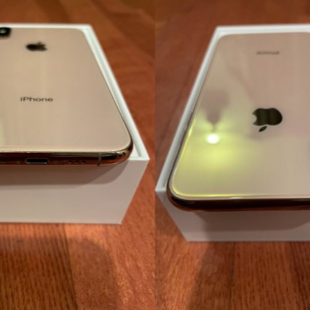 Apple(アップル)の中古美品♪iPhone Xs Silver 256GB SIMフリー＆おまけ付き スマホ/家電/カメラのスマートフォン/携帯電話(スマートフォン本体)の商品写真