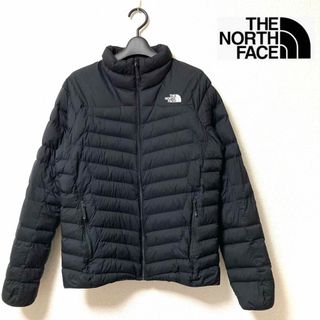 ザノースフェイス(THE NORTH FACE)の【美品】ノースフェイス　サンダージャケット NY81812 ライトダウン　L 黒(ダウンジャケット)