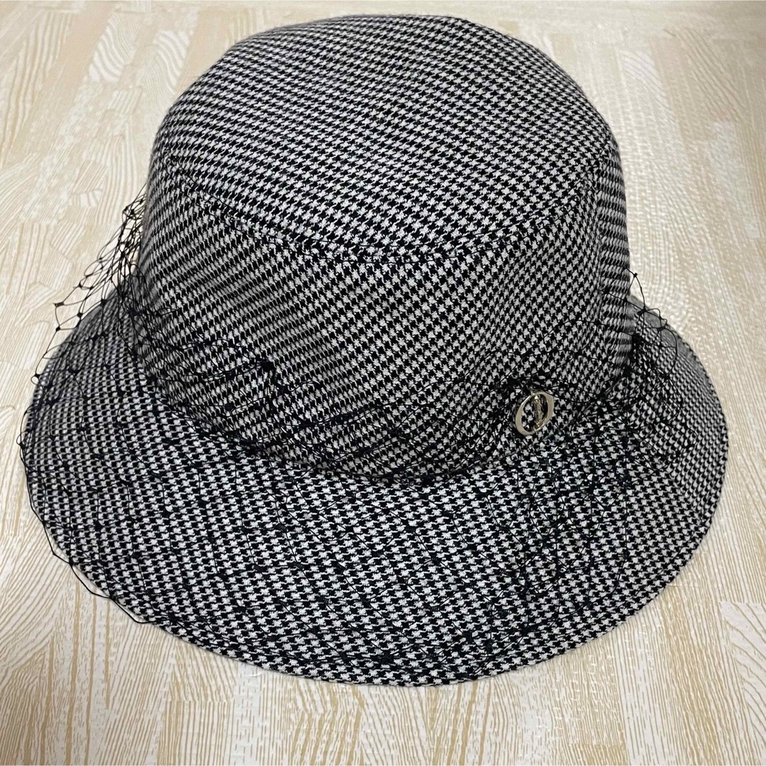 override(オーバーライド)のシャポードオー　チュール千鳥格子バケハ レディースの帽子(ハット)の商品写真