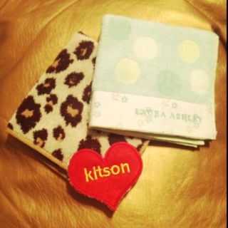 キットソン(KITSON)のkitson&LAURA ASHLEY(ハンカチ)