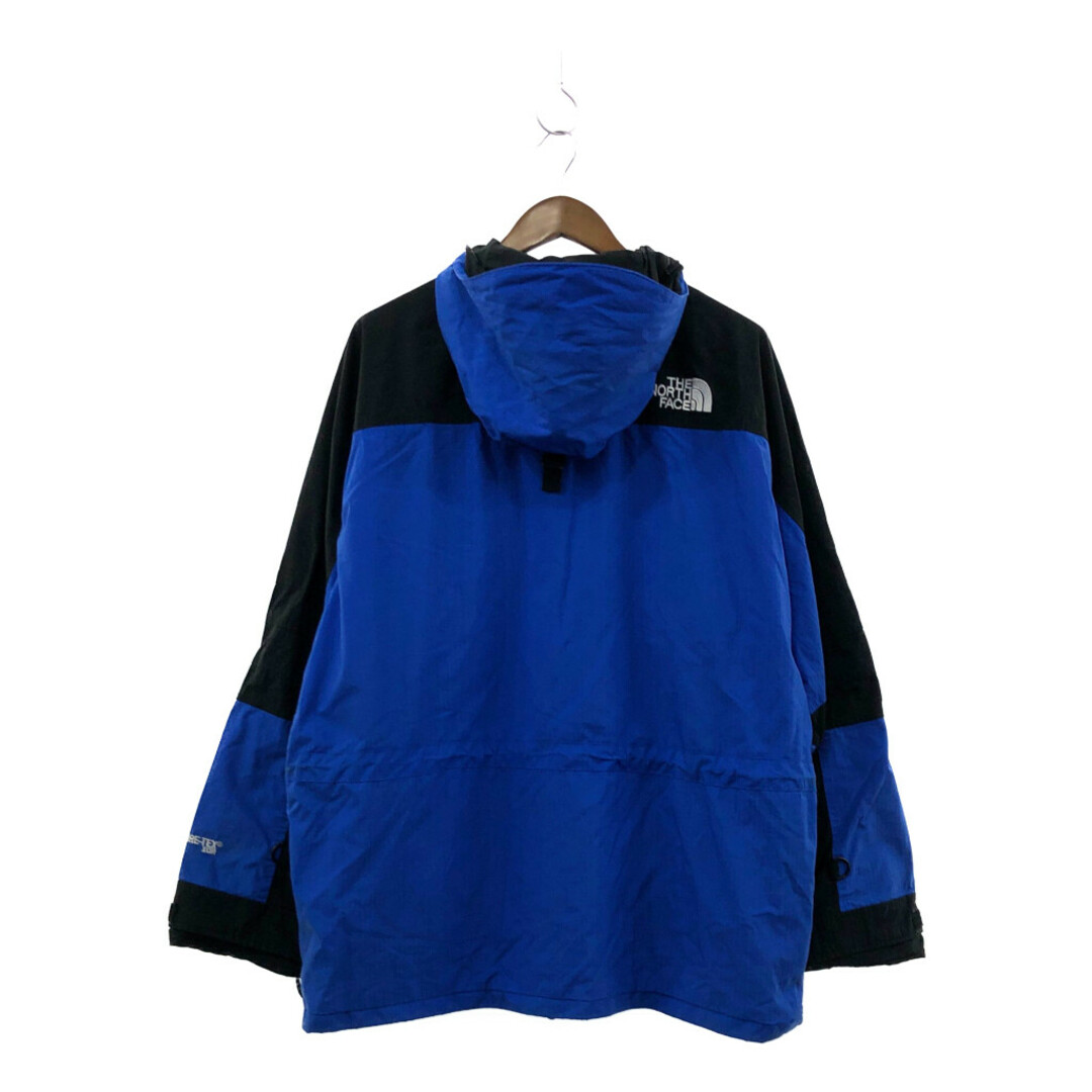 THE NORTH FACE(ザノースフェイス)のTHE NORTH FACE ノースフェイス サミットシリーズ GORE-TEX マウンテンガイド ジャケット 防水 ブルー (メンズ XXL) 中古 古着 P1664 メンズのジャケット/アウター(マウンテンパーカー)の商品写真