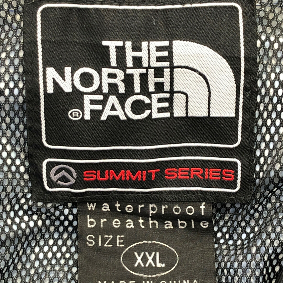 THE NORTH FACE(ザノースフェイス)のTHE NORTH FACE ノースフェイス サミットシリーズ GORE-TEX マウンテンガイド ジャケット 防水 ブルー (メンズ XXL) 中古 古着 P1664 メンズのジャケット/アウター(マウンテンパーカー)の商品写真