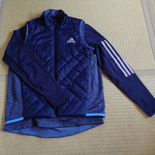 アディダス(adidas)の【R様専用】アディダスのロンＴ（トレーナー？）とベストのセット(Tシャツ/カットソー)