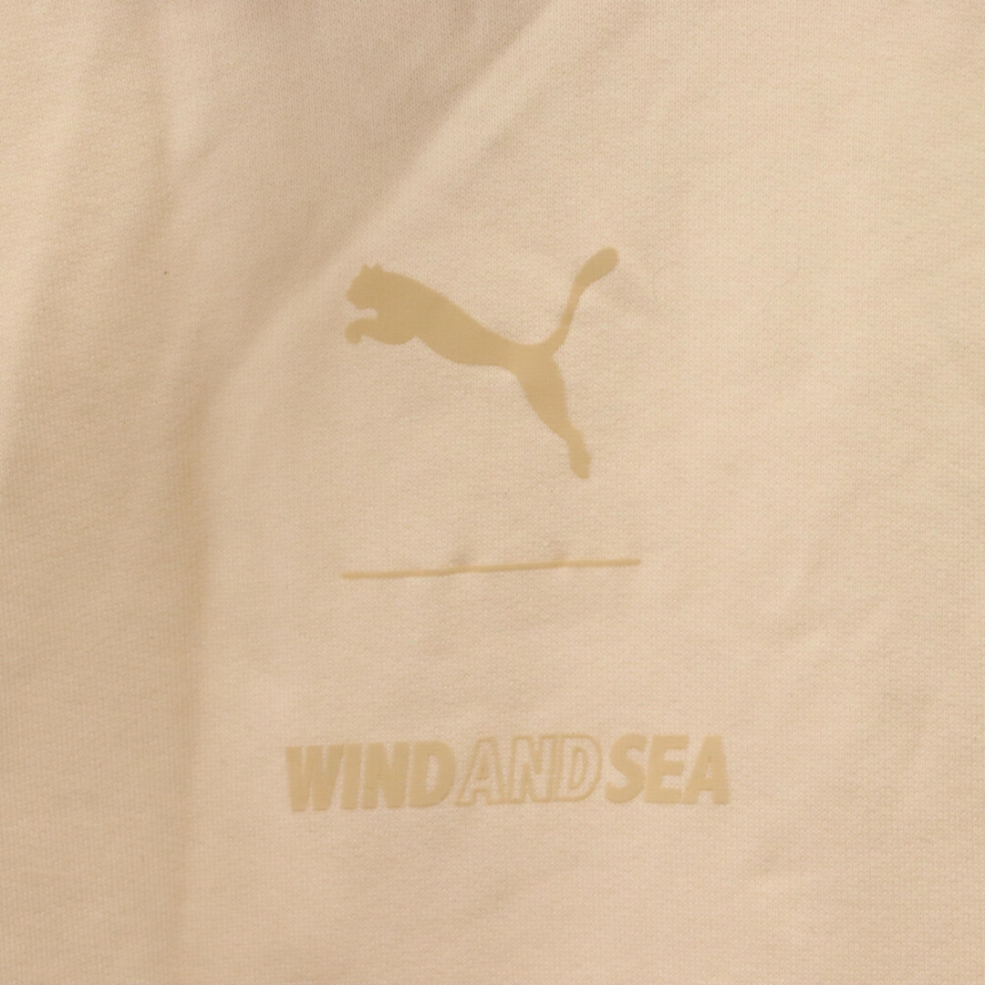 WIND AND SEA(ウィンダンシー)のWIND AND SEA ウィンダンシー BYE DYE HOODY バイダイ ロゴプルオーバーパーカー アイボリー メンズのトップス(パーカー)の商品写真