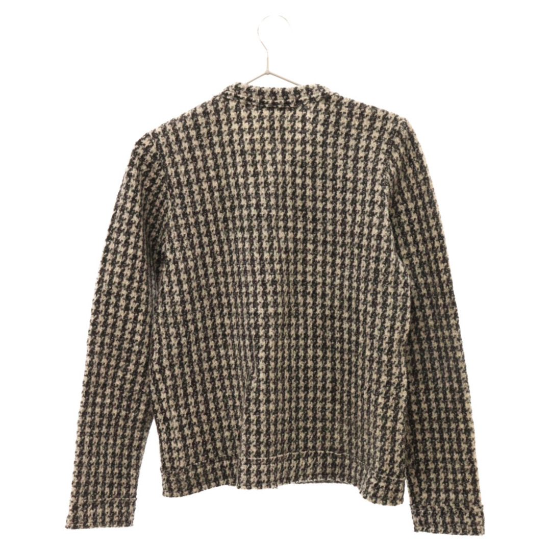 COMME des GARCONS(コムデギャルソン)のtricot COMME des GARCONS トリコ コム デ ギャルソン ウールハウンドトゥースビン留めニットカーディガン TN-T055 ブラック/ホワイト レディースのトップス(カーディガン)の商品写真