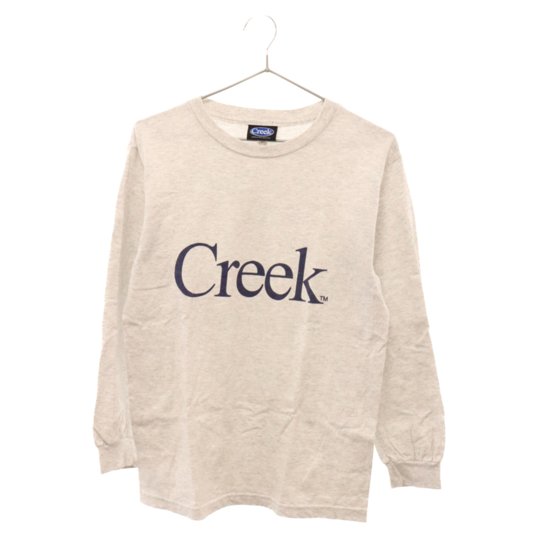 直売卸値 Creek クリーク creek logo tee ロゴプリント 長袖Tシャツ