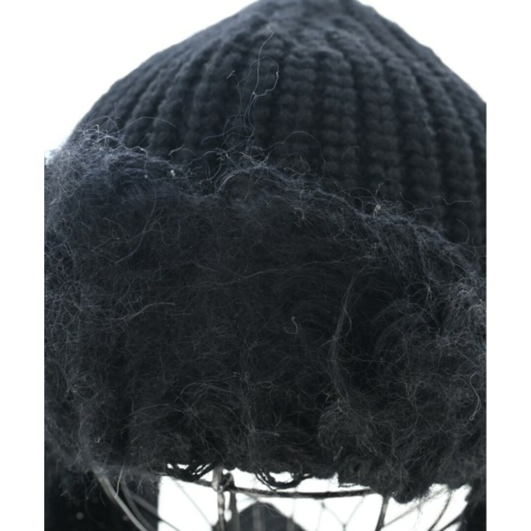 TAO タオ ニットキャップ・ビーニー - 黒 【古着】【中古】 レディースの帽子(ニット帽/ビーニー)の商品写真