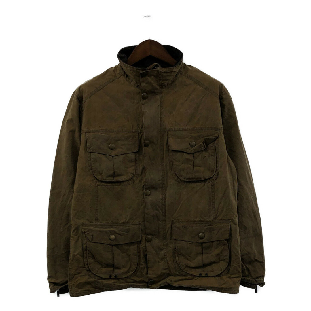 Barbour(バーブァー)のBarbour バブアー オイルドジャケット 防寒  ユーロ  ヨーロッパ古着 ライトブラウン (メンズ L) 中古 古着 P1682 メンズのジャケット/アウター(その他)の商品写真