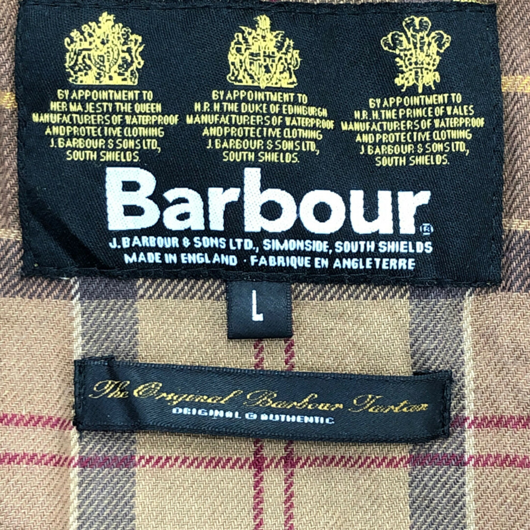 Barbour(バーブァー)のBarbour バブアー オイルドジャケット 防寒  ユーロ  ヨーロッパ古着 ライトブラウン (メンズ L) 中古 古着 P1682 メンズのジャケット/アウター(その他)の商品写真