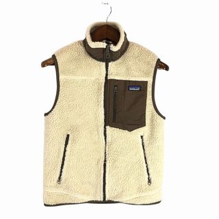 パタゴニア(patagonia)のSALE/// patagonia パタゴニア レトロX フリース ベスト 防寒  アウトドア アイボリー (メンズ S) P1701(ベスト)