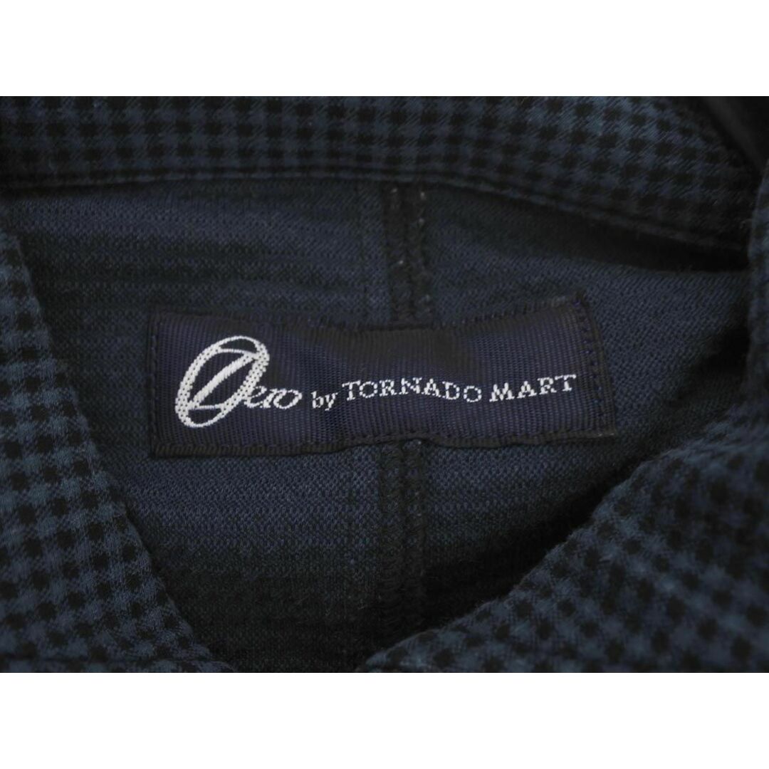 TORNADO MART(トルネードマート)のZERO by TORNADO MART ゼロバイトルネードマート チェック ボタンダウン シャツ sizeM/グレーｘ黒 ◇■ メンズ メンズのトップス(シャツ)の商品写真